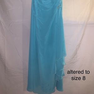 Turquoise gown